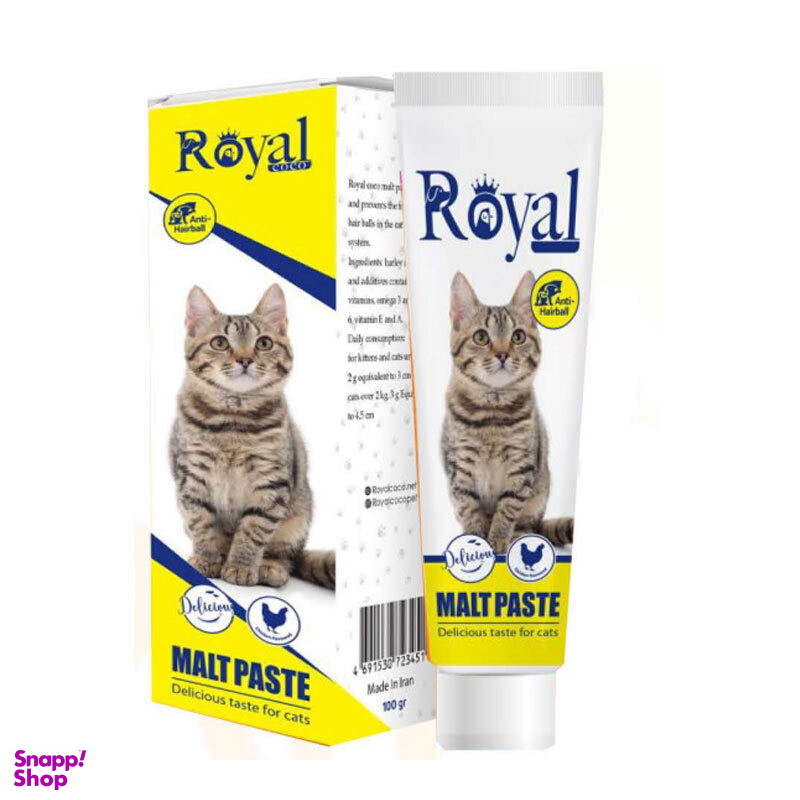خمیر مالت گربه رویال کوکو مدل Anti-Hairball با طعم مرغ وزن 100 گرم