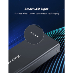 پاوربانک راو پاور مدل RP-PB1216 ظرفیت 20000 میلی آمپر ساعت