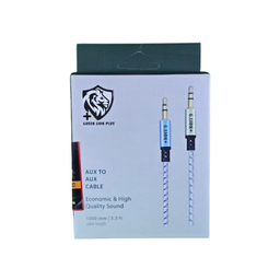 کابل Jack 3.5mm گرین لاین مدل AUX PLUS GNPA 180 طول 1 متر
