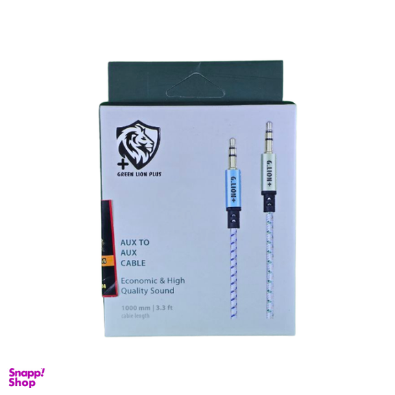 کابل Jack 3.5mm گرین لاین مدل AUX PLUS GNPA 180 طول 1 متر
