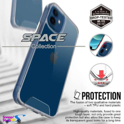 کاور گوشی موبایل اسپیس کالکشن مدل TRANSPARENT PC مناسب برای اپل iPhone 14 Pro Max