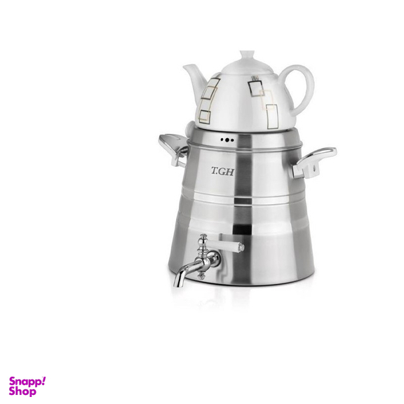 ست کتری و قوری قیطاسی مدل هرمی کد 8850