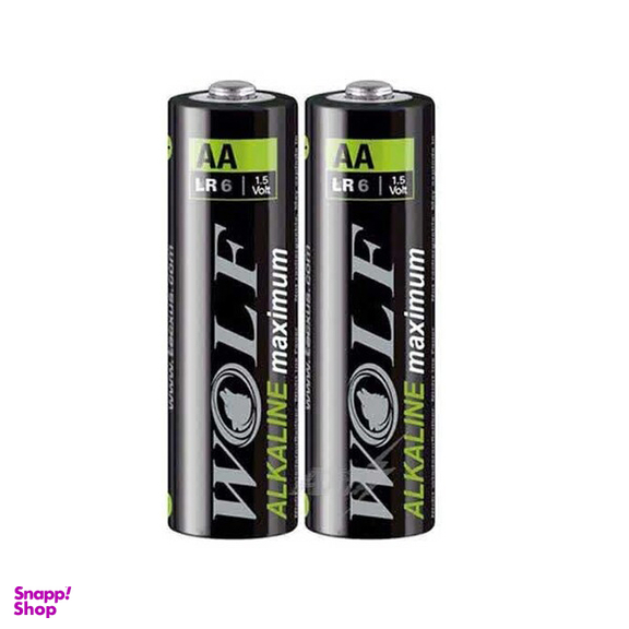 باتری قلمی ولف مدل Alkaline LR6 بسته 2 عددی
