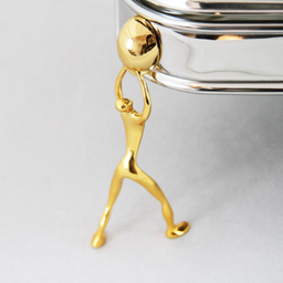 سوفله خوری سالینو مدل استیل برنجی کد 3001-SG