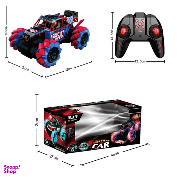ماشین بازی کنترلی کریزون مدل مسابقه ای چرخ کپسولی طرح DRIFT STUNT کد PY22161-333