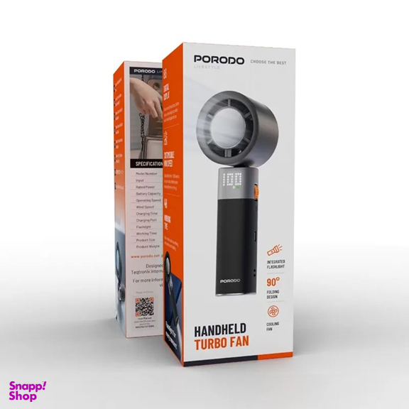 توربو فن دستی پرودو مدل HANDHELD PDLFST151BK