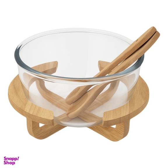 ظرف سالاد ال وی کد 6353461460536 به همراه قاشق و چنگال