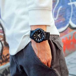 ساعت عقربه ای مردانه کاسیو مدل CASIO-GA-700-1B رنگ مشکی