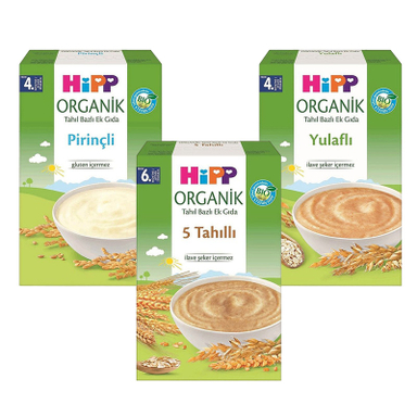 غذای کمکی کودک هیپ 200 گرم بسته 3 عددی