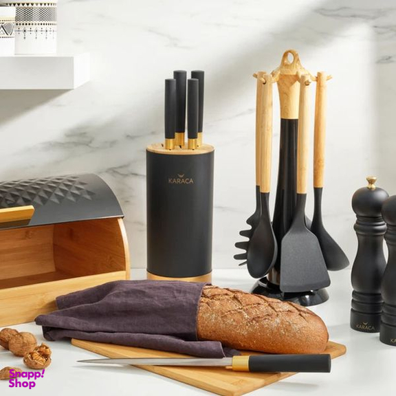 ست چاقو آشپزخانه 6 پارچه کاراجا مدل Woodland