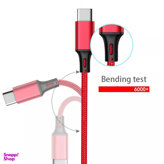 کابل تبدیل USB به MicroUSB / USB-C / لایتنینگ پاواریال مدل DC-03 طول 1.2 متر