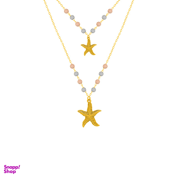 گردنبند طلا 18 عیار اقلیمه کد GT1205