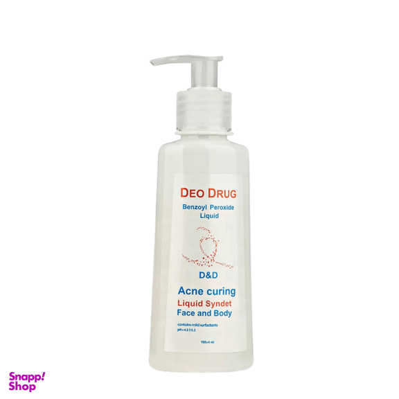 مایع شستشو صورت و بدن دیو دراگ مدل Benzoyl Peroxide حجم 150 میلی لیتر