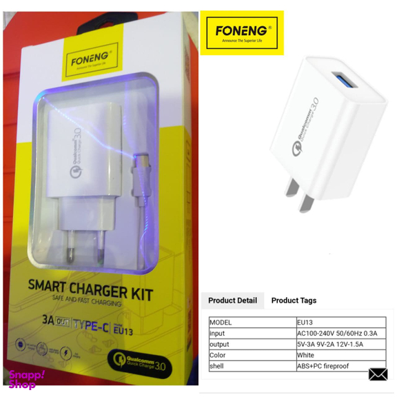 شارژر موبایل فوننک کد 56 به همراه کابل MicroUSB