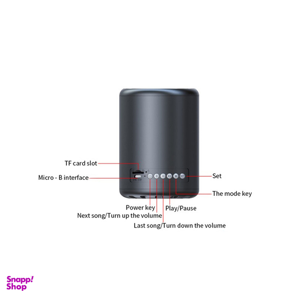 اسپیکر بلوتوثی قابل حمل مدل A18
