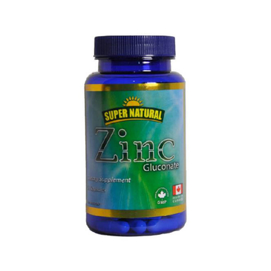قرص زینگ گلوکونات سوپر نچرال بسته ۵۰ عددی