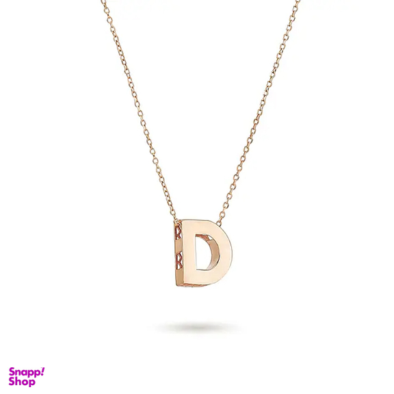 گردنبند طلا 18 عیار زنانه میلی گالری طرح D کد MT371