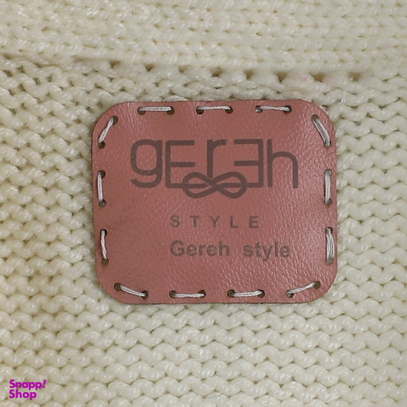 ژاکت زنانه گره استایل مدل برف دونه رنگ کرم