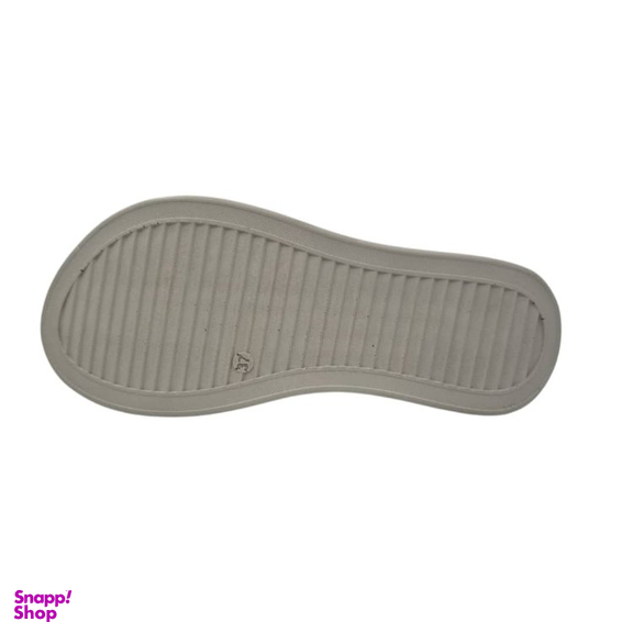 صندل طبی زنانه چرم ریباری مدل R70 رنگ سبز شیری