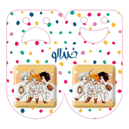 پیکسل خندالو مدل انیمه ناکجا آباد موعود کد 10116 به همراه مگنت