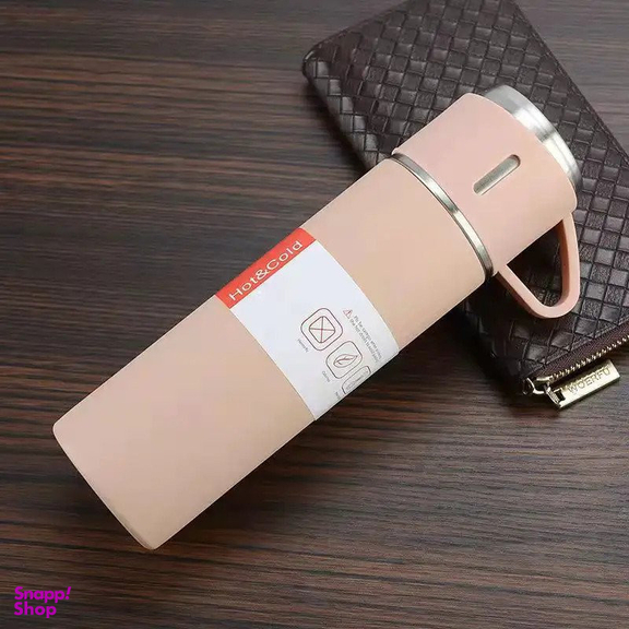 فلاسک مدل سه گنجایش 0.5 لیتر به همراه لیوان بسته 3 عددی