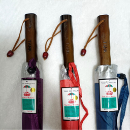 چتر 24 فنره دسته چوبی مدل تانک کد 738