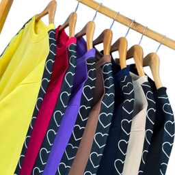 دورس زنانه مدل قلبی کد 2 رنگ آبی تیره