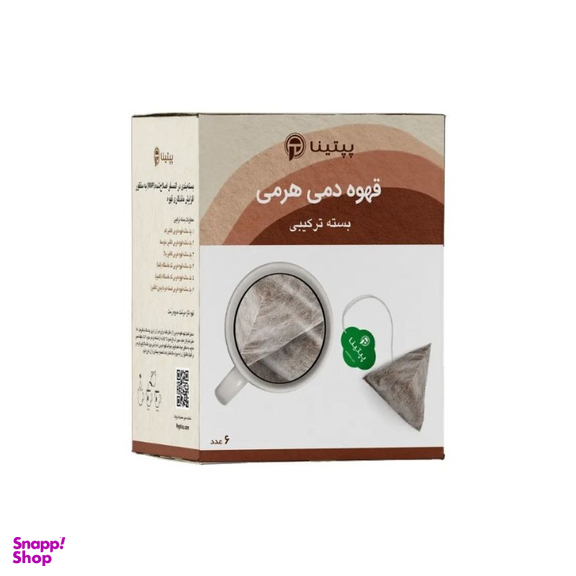 قهوه دمی هرمی بسته ترکیبی پپتینا بسته 6 عددی