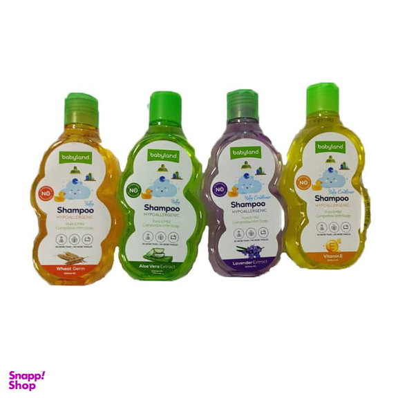 شامپو بچه بیبی لند کد 01254 مجموعه 4 عددی