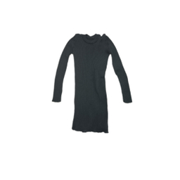 زیر سارافونی زنانه مدل بافت ساده کد 40703 Lovi رنگ مشکی