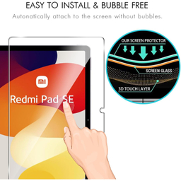 محافظ صفحه نمایش شیشه ای تبلت روبوموبو مدل TRM مناسب برای شیائومی Redmi Pad SE