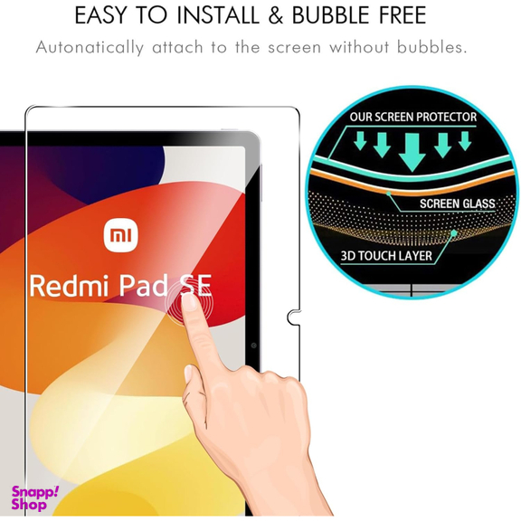 محافظ صفحه نمایش شیشه ای تبلت روبوموبو مدل TRM مناسب برای شیائومی Redmi Pad SE