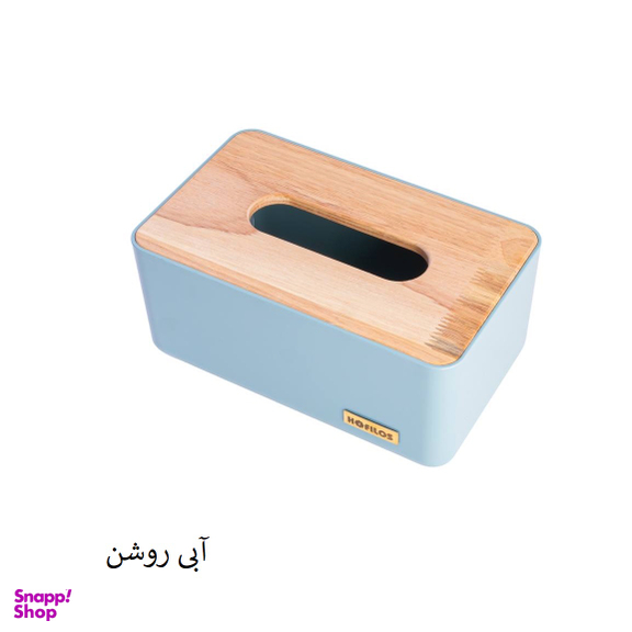 جعبه دستمال کاغذی هوفیلوس مدل رومیزی بامبو کد 33