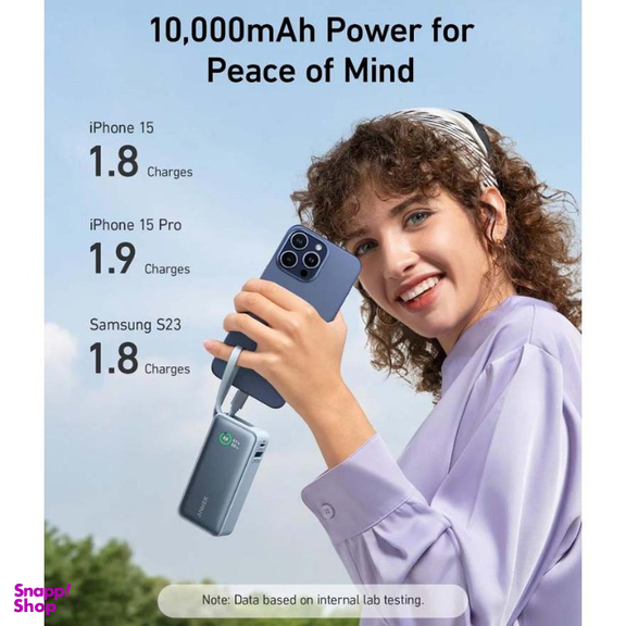 پاوربانک 30 وات انکر مدل 533 PowerCore ظرفیت 10000 میلی آمپر ساعت