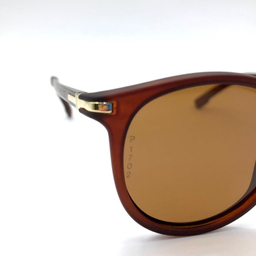 عینک آفتابی مردانه پلیس مدل P1707 رنگ قهوه ای
