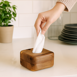 جا دستمال کاغذی طرح مربع کد 0158