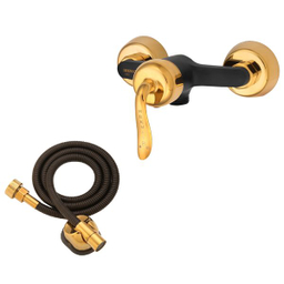 شیر سرویس بهداشتی حکمت نشان مدل قاصدک MT به همره شلنگ