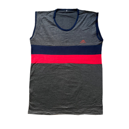 ست تاپ و شلوارک مردانه کد 10059 رنگ ذغالی