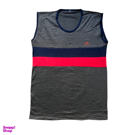 ست تاپ و شلوارک مردانه کد 10059 رنگ ذغالی