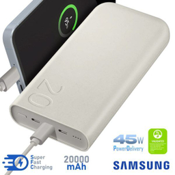 پاوربانک 45 وات سامسونگ مدل EB-P4520 ظرفیت 20000 میلی‌ آمپر ساعت
