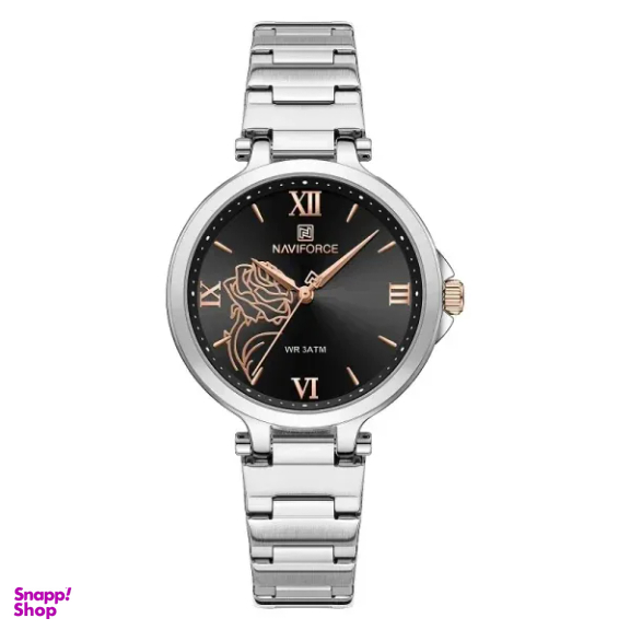 ساعت مچی عقربه ای زنانه نیوی فورس مدل NF5060SB رنگ نقره ای