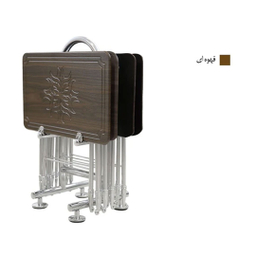 میز عسلی ویانا تاشو کد 104NEA مجموعه چهار عددی