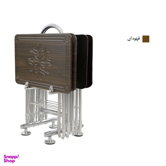 میز عسلی ویانا تاشو کد 104NEA مجموعه چهار عددی