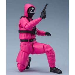 اکشن فیگور بندای مدل اسکوید گیم طرح Squid Game Mask Soldier