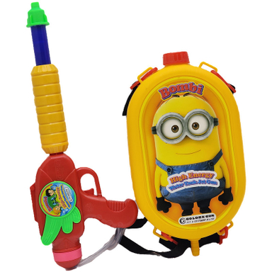 تفنگ آب پاش ناب سل مدل کوله پشتی مینیون