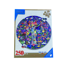 پازل دایره ای فنسی 250 قطعه طرح درخت زندگی