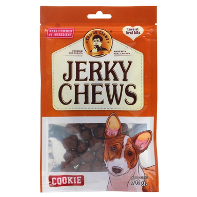 تشویقی سگ جرکی چیوز مدل Cookie وزن 70 گرم بسته 20 عددی