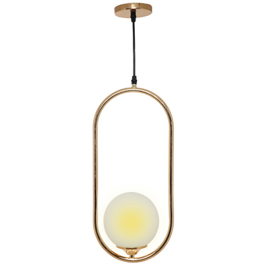 لوستر مه لایت مدل بیضی مولکولی یک شعله کد ML251