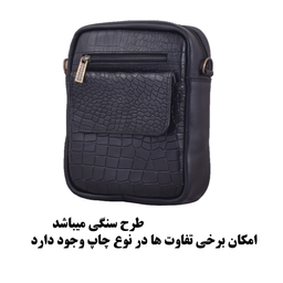 کیف رودوشی چرم طبیعی طرح لزار تمساحی کد 0787