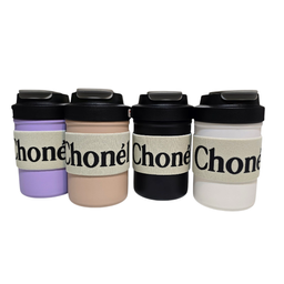 ماگ سفری شانل مدل دو قفله گنجایش 450 میلی لیتر